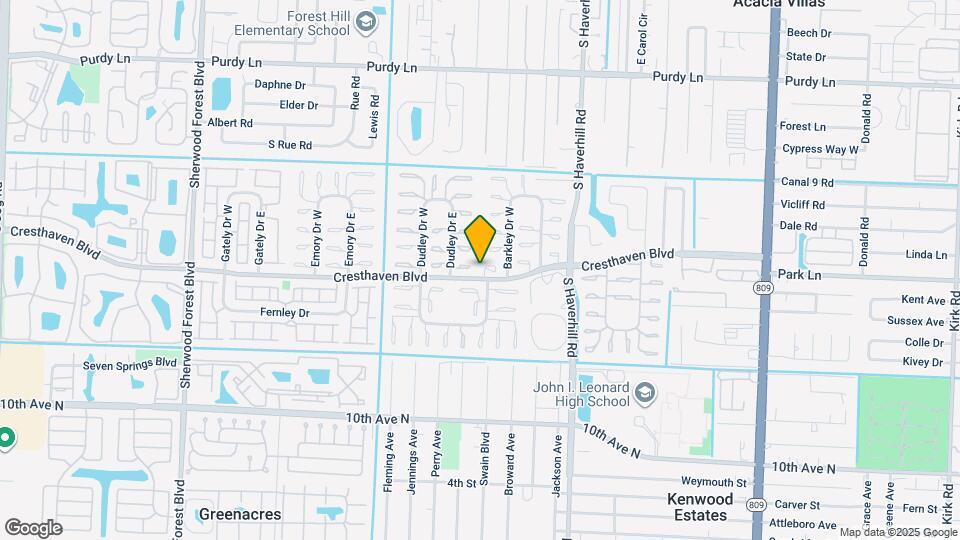 5483 Cresthaven Blvd Map and Location Details