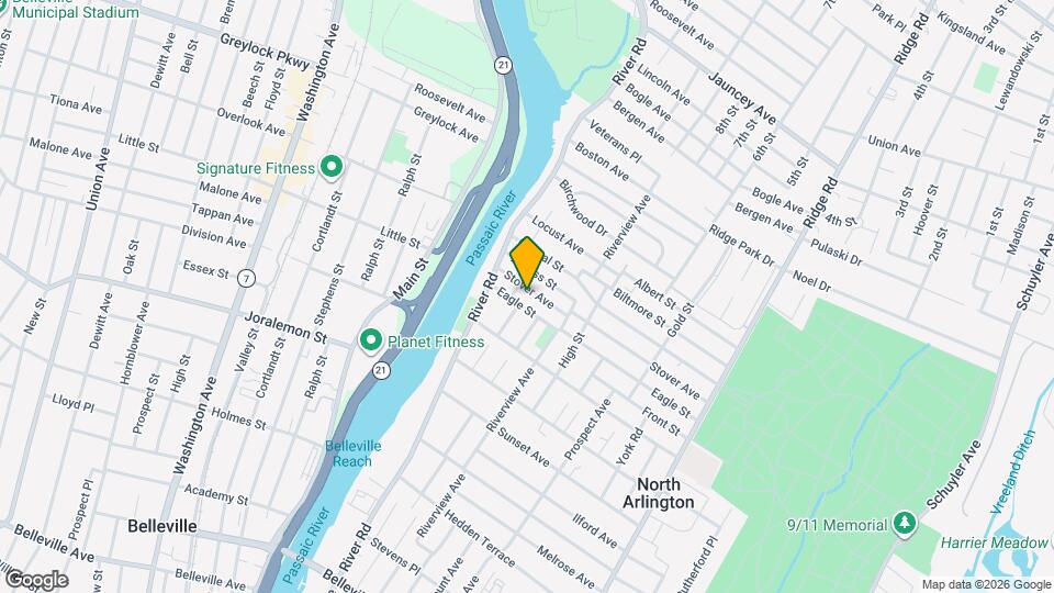 285 Stover Ave Mapa y Detalles de la Ubicación