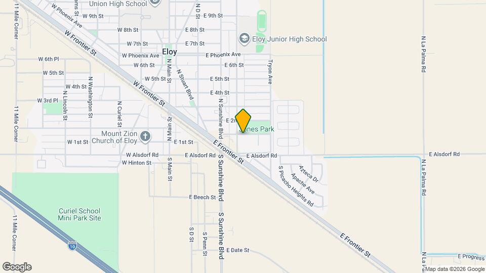 Eloy Village Apartments Map and Location Details