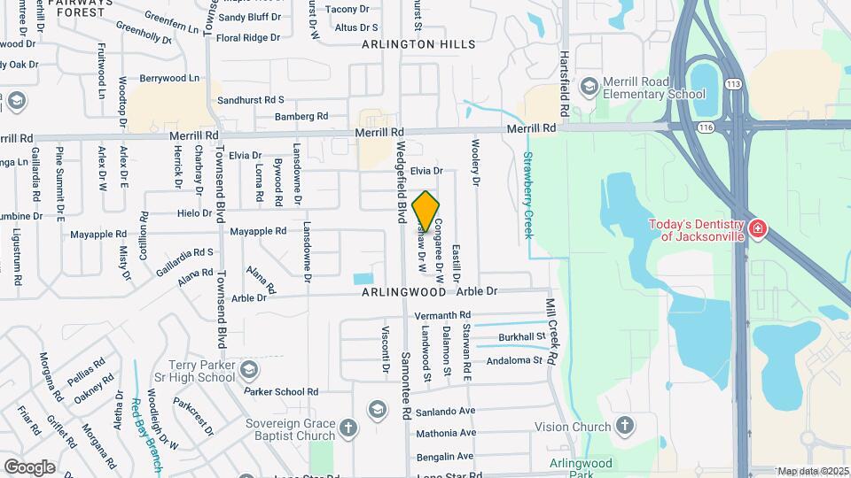 2569 Kershaw Dr W Map and Location Details