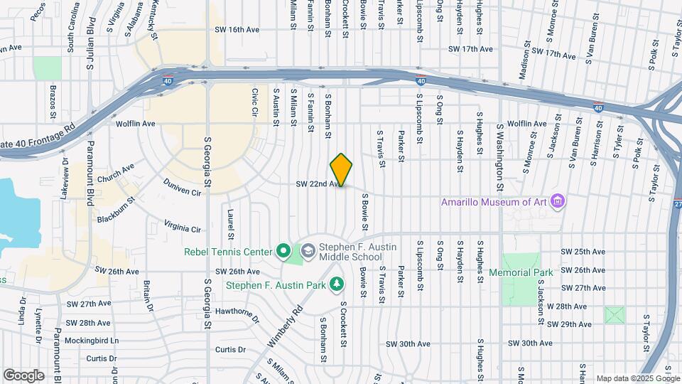 2202 Crockett St Map and Location Details