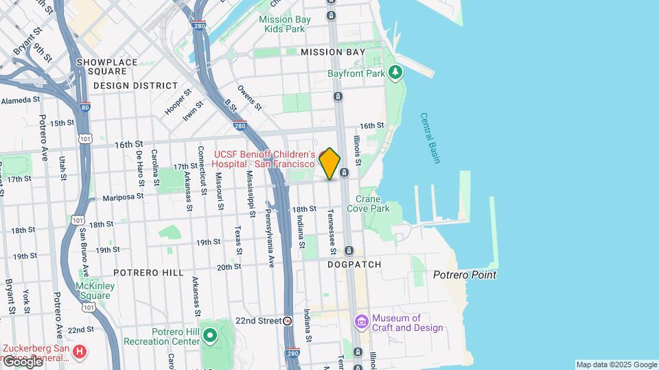 601 Tennessee St, Unit 302 Map and Location Details
