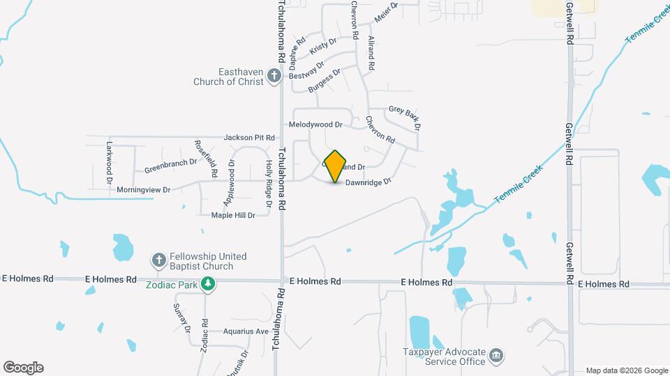 3373 Dawnridge Dr Map and Location Details