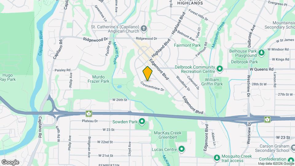 2784 Crescentview Dr Map and Location Details