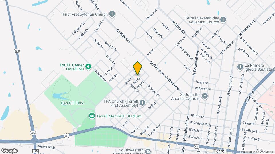 901 Johnson St Map and Location Details