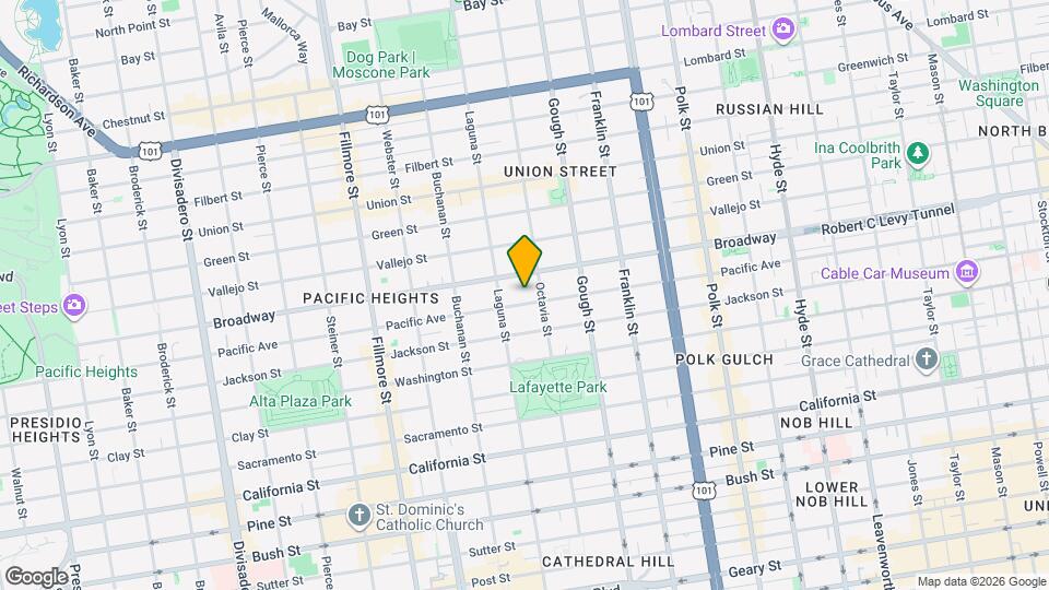 2016 Pacific Ave Map and Location Details