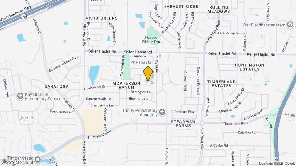 12808 Old MacGregor Ln Mapa y Detalles de la Ubicación