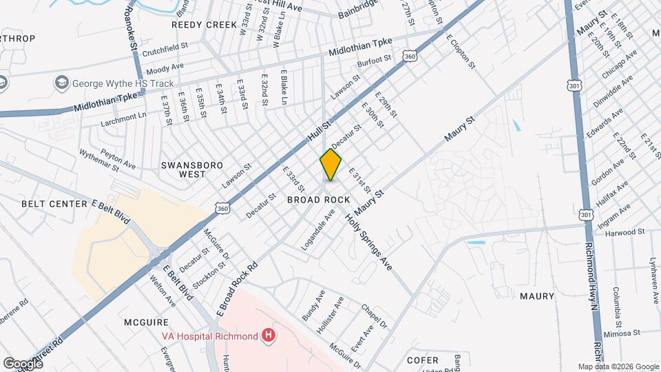 3154 Stockton St Map and Location Details