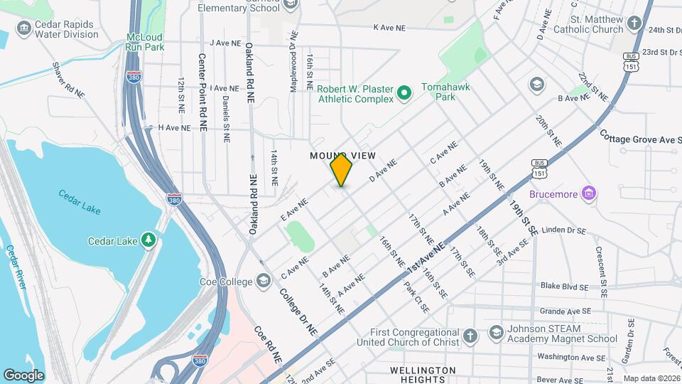 511 16th St NE Map and Location Details