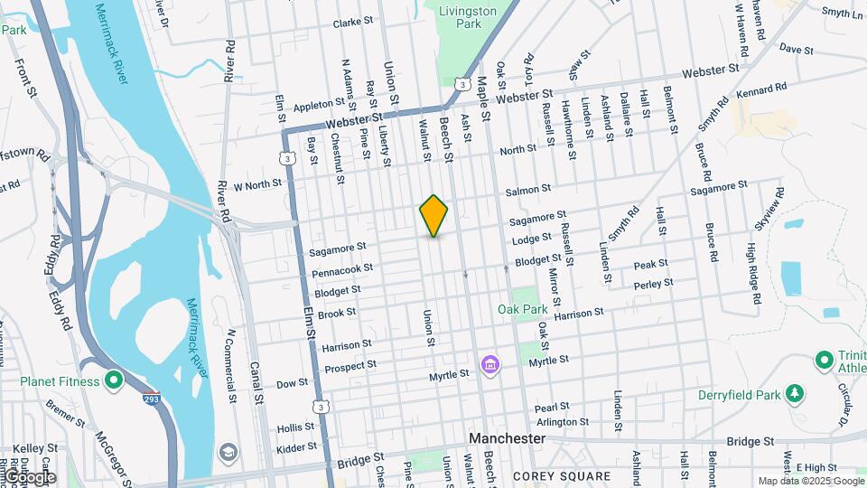 268 Walnut St Mapa y Detalles de la Ubicación