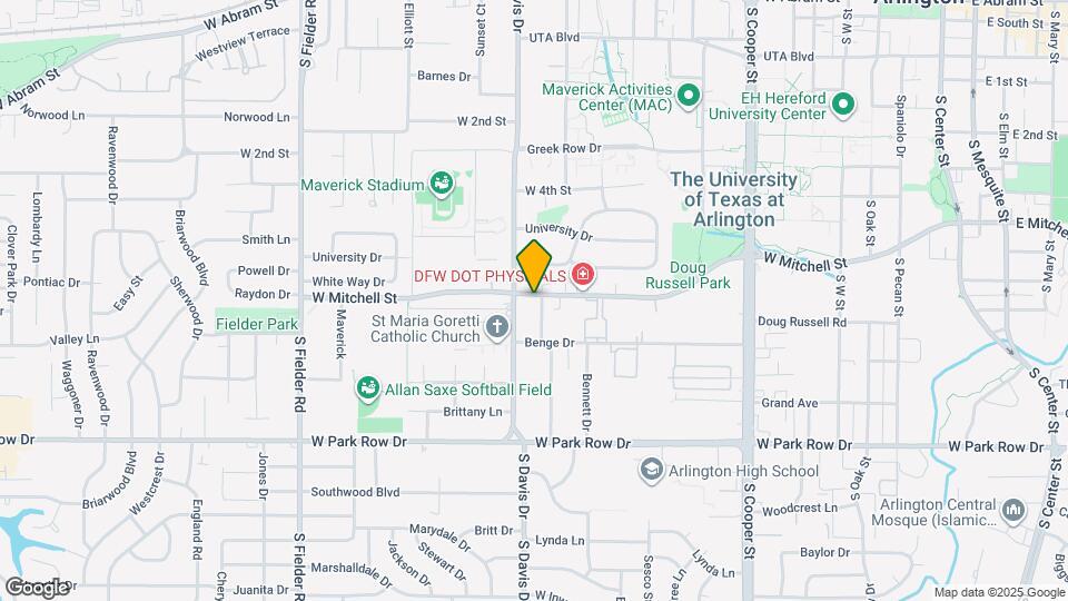 1106 Hollis St Map and Location Details