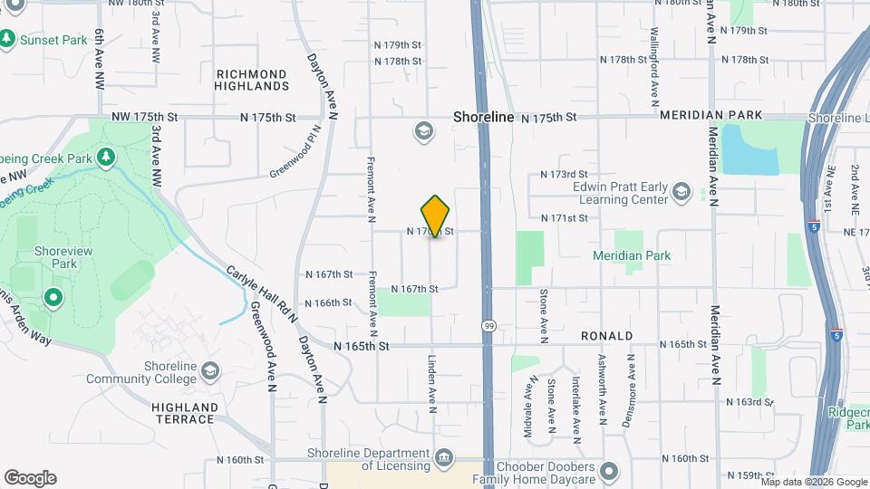 16748 Linden Ave N Map and Location Details