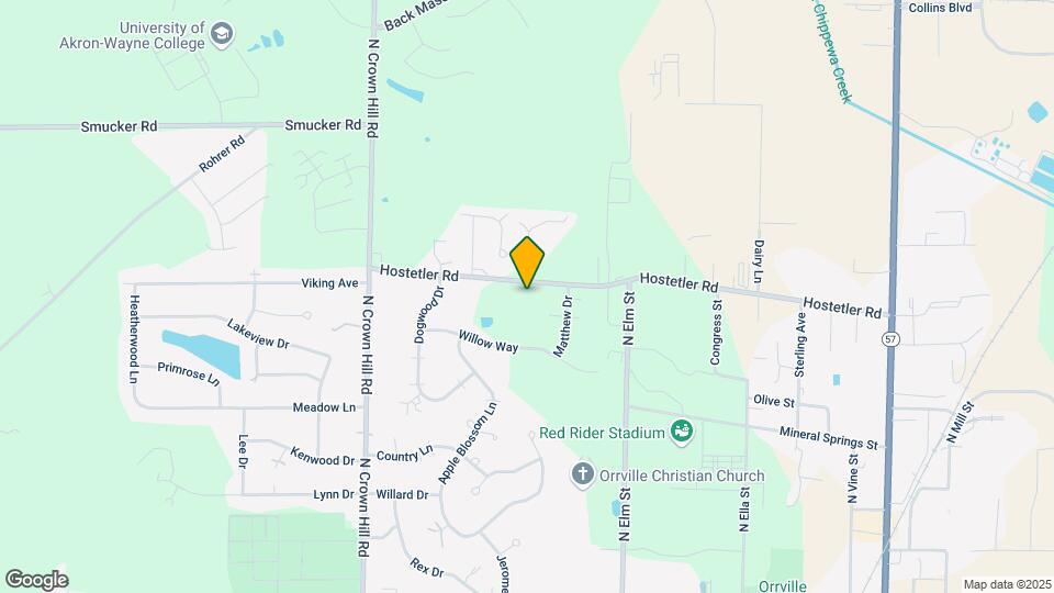 1048 Hostetler Rd Map and Location Details