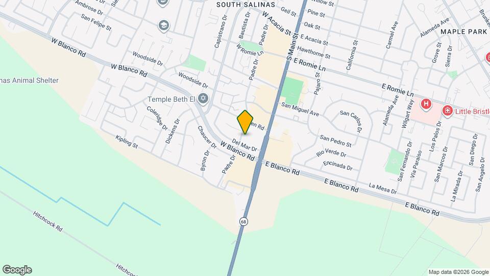 1231 Padre Dr Map and Location Details