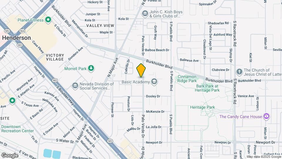 500 Grape Dr Map and Location Details