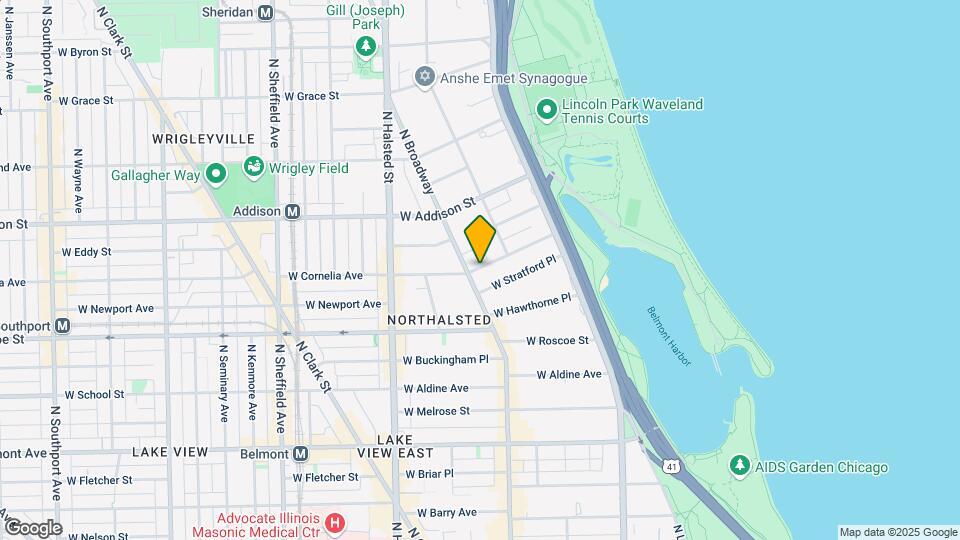 639 W Cornelia Ave, Unit # 02N Map and Location Details