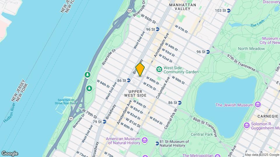 564 Amsterdam Ave Map and Location Details