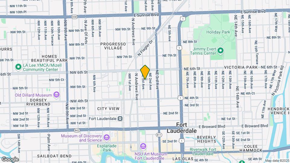 508 NE 1st Ave Mapa y Detalles de la Ubicación