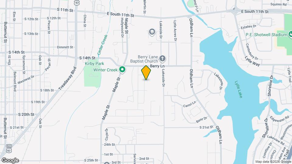 1709 Bandolero Rd Map and Location Details