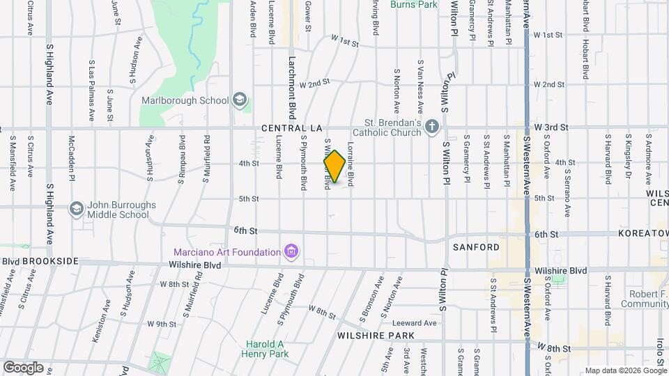 444 S Windsor Blvd Map and Location Details