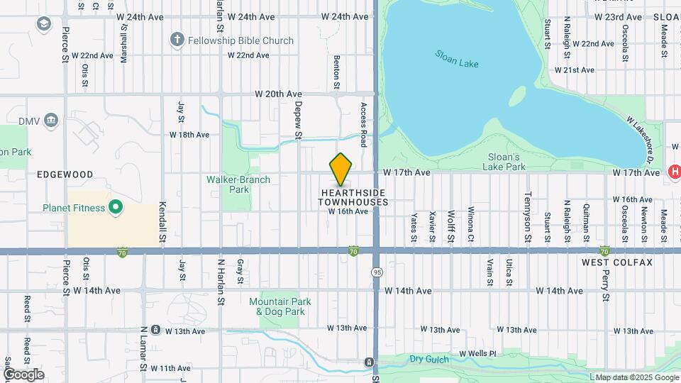 5362 W 17th Ave Map and Location Details