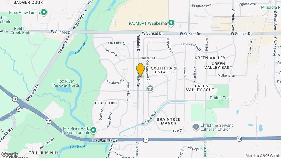 1723 Oakdale Dr Map and Location Details