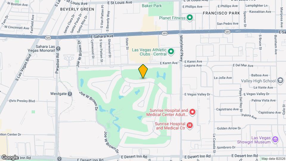 908 Vegas Valley Dr Map and Location Details