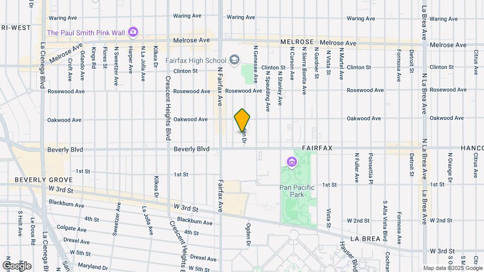 331 N Ogden Dr Mapa y Detalles de la Ubicación