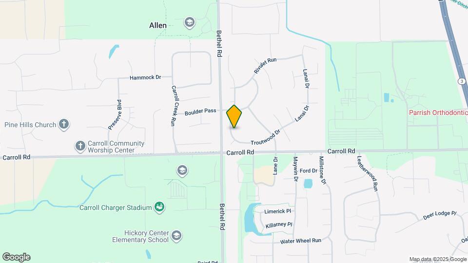 12020 Wandering Way Map and Location Details