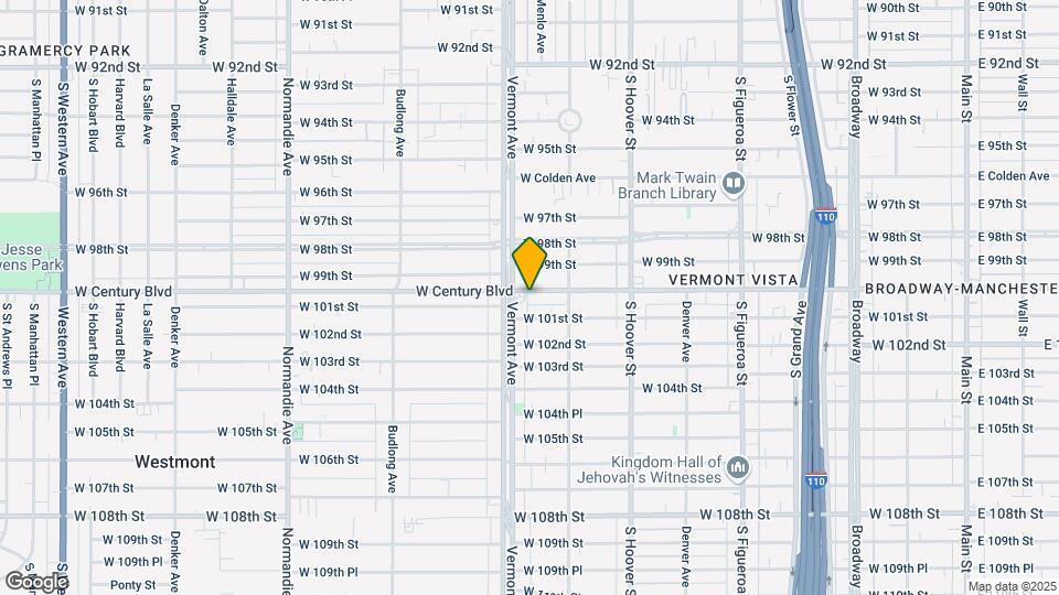 846 W Century Blvd Mapa y Detalles de la Ubicación