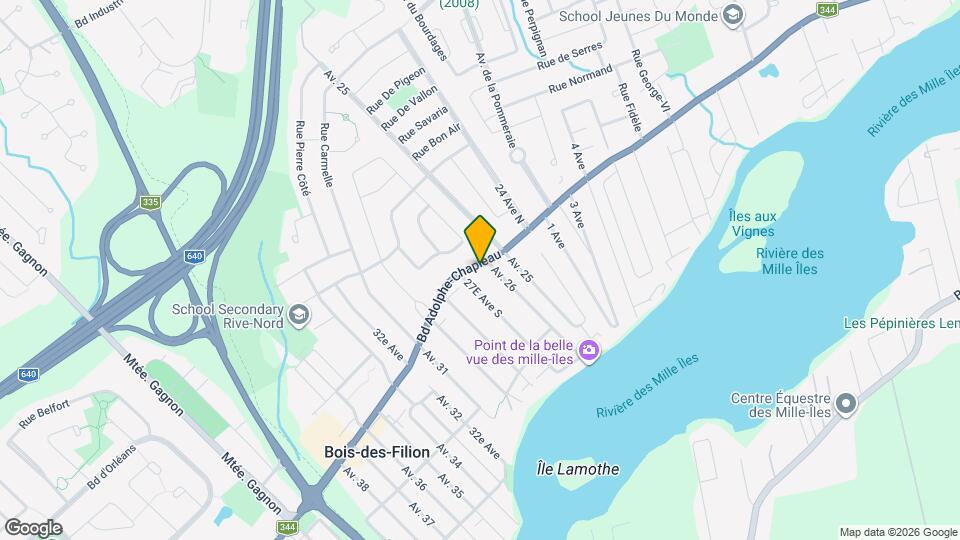 334 Adolphe-Chapleau Boul Map and Location Details