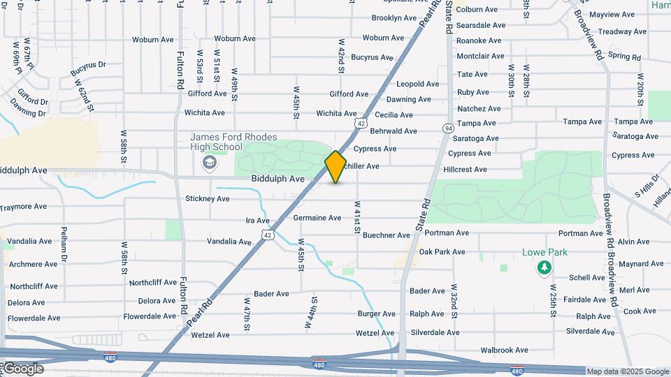 4213 Biddulph Ave Map and Location Details
