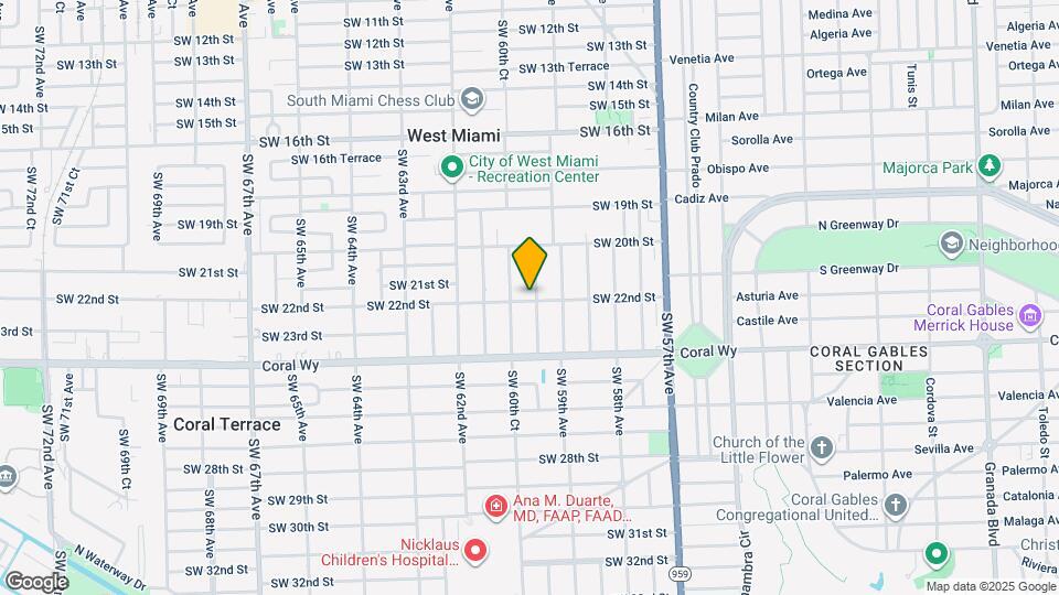 6005 SW 22nd St Map and Location Details