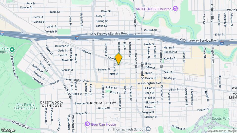 1311 Reinerman St Map and Location Details