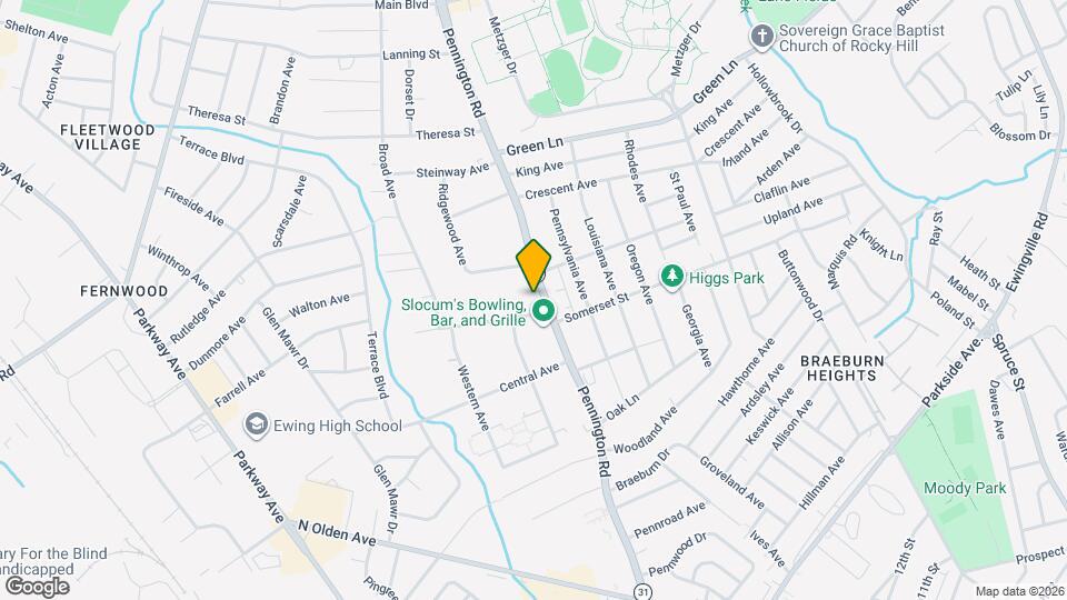 1689 Pennington Ave Map and Location Details