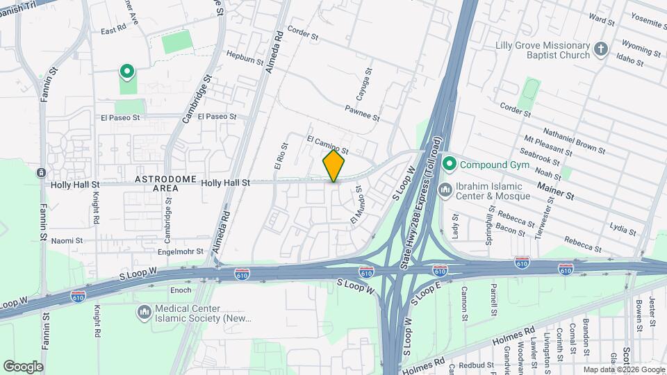 2750 Holly Hall St, Unit 504 Map and Location Details