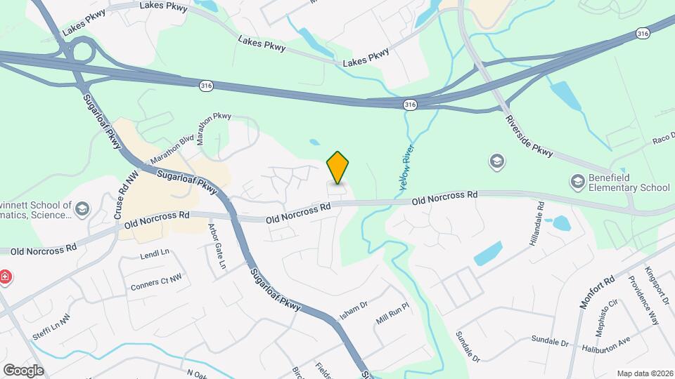 1557 Park Grove Dr Map and Location Details