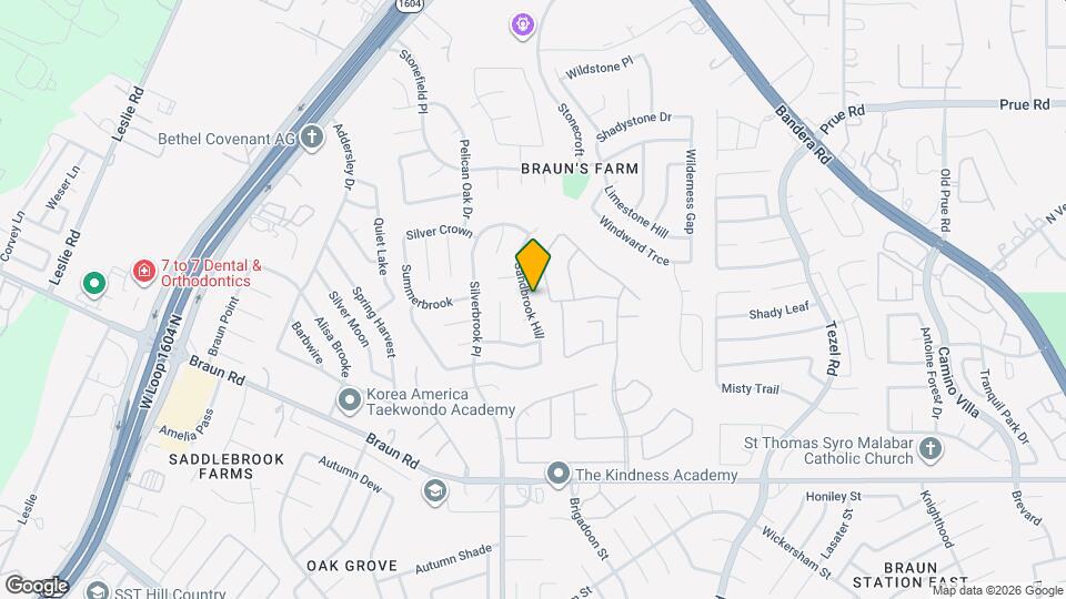 10114 Sandbrook Hill Map and Location Details