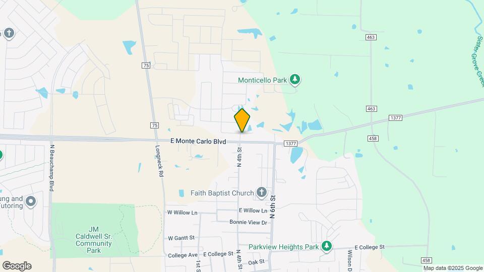 Monticello Park Map and Location Details