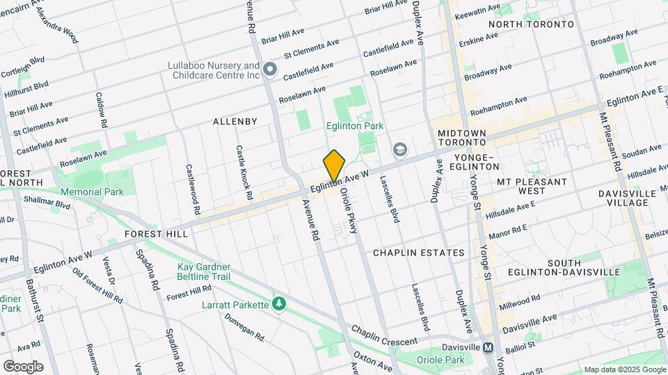 243 Eglinton Ave W Multifamily Map and Location Details