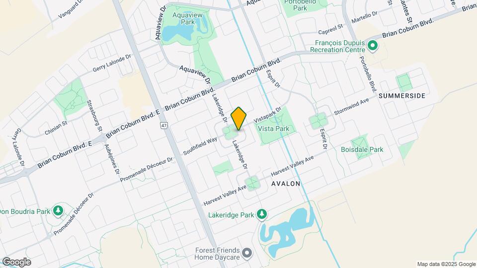 584 Lakeridge Dr Map and Location Details