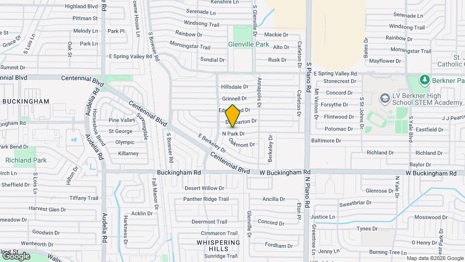 1101 N Park Dr Map and Location Details