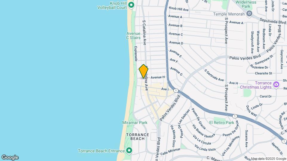 1603 S Catalina Ave Map and Location Details