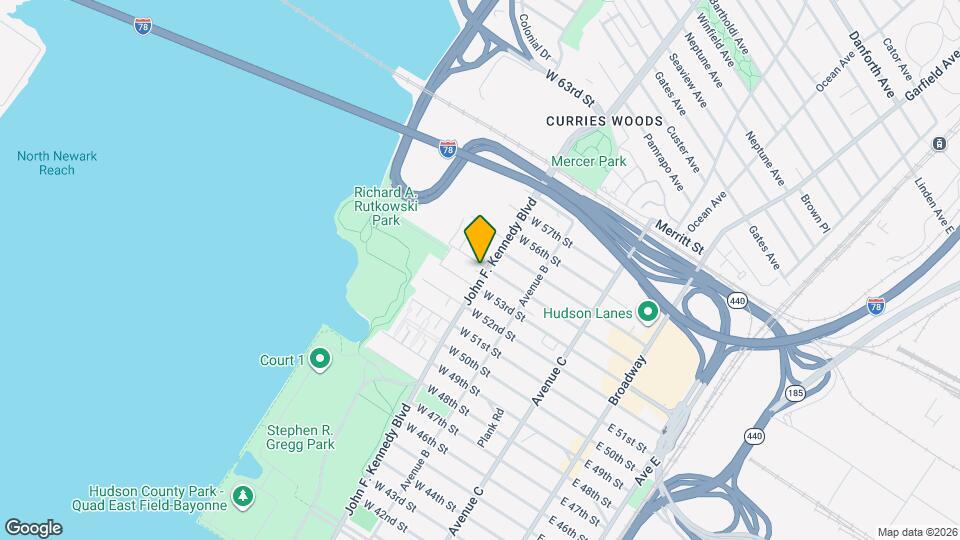 1205 Kennedy Blvd Map and Location Details