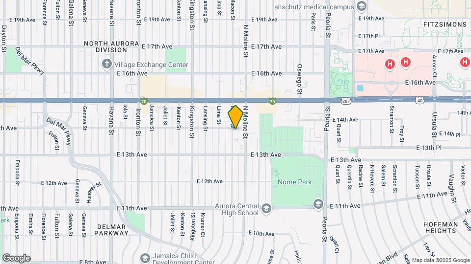 1380 Macon St Map and Location Details
