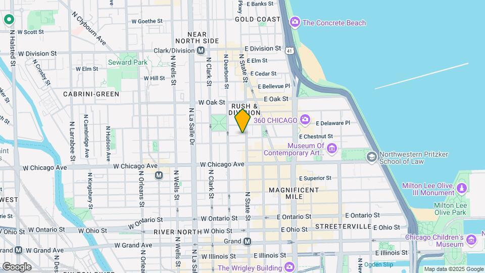 8 W Chestnut St Map and Location Details