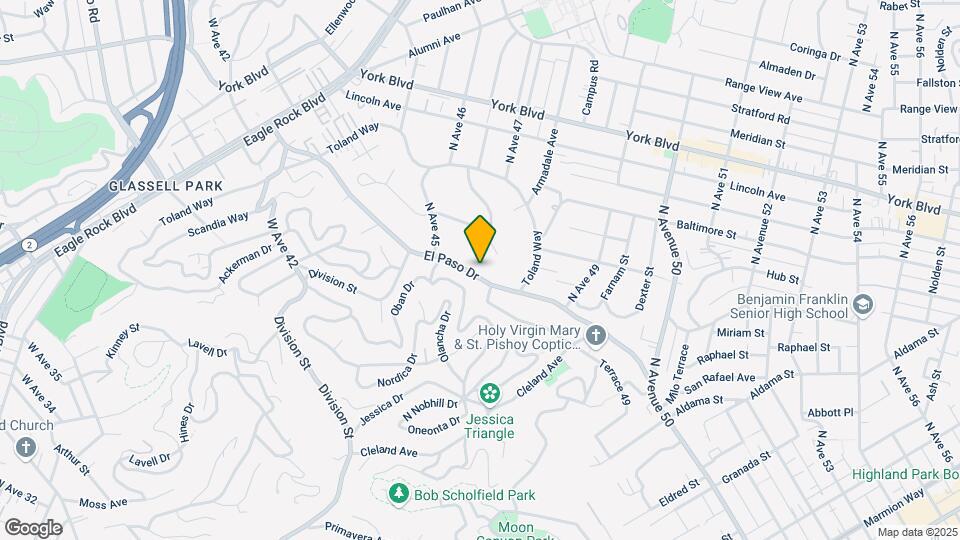 1068 El Paso Dr Mapa y Detalles de la Ubicación