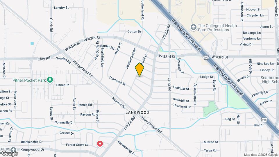 6742 Feldspar St Map and Location Details