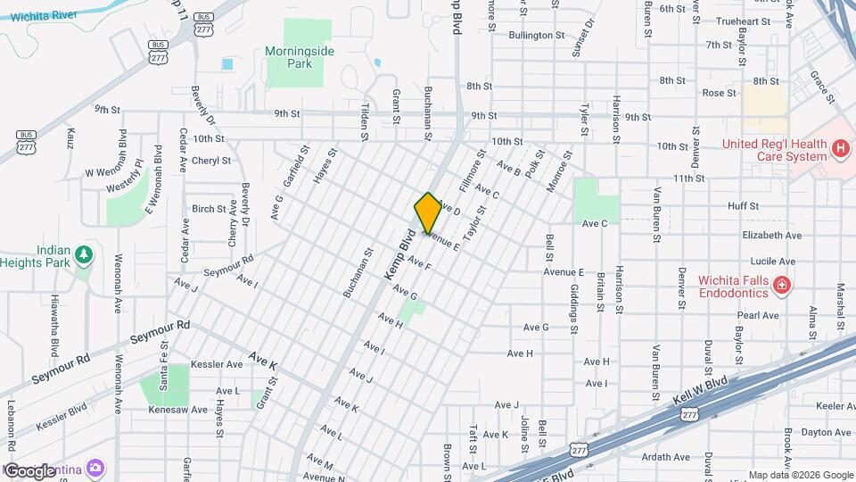 1502 Fillmore St Map and Location Details