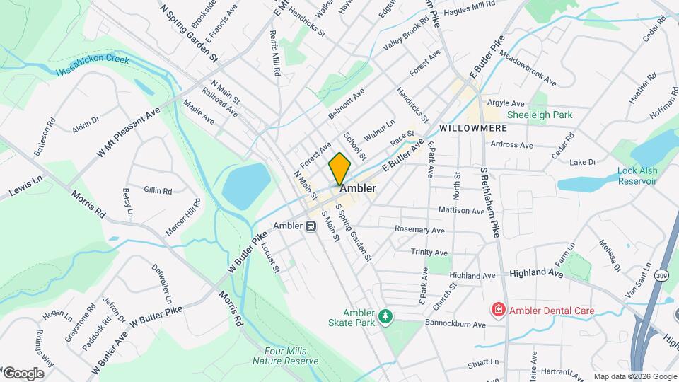 57 E Butler Ave, Unit 2C Mapa y Detalles de la Ubicación